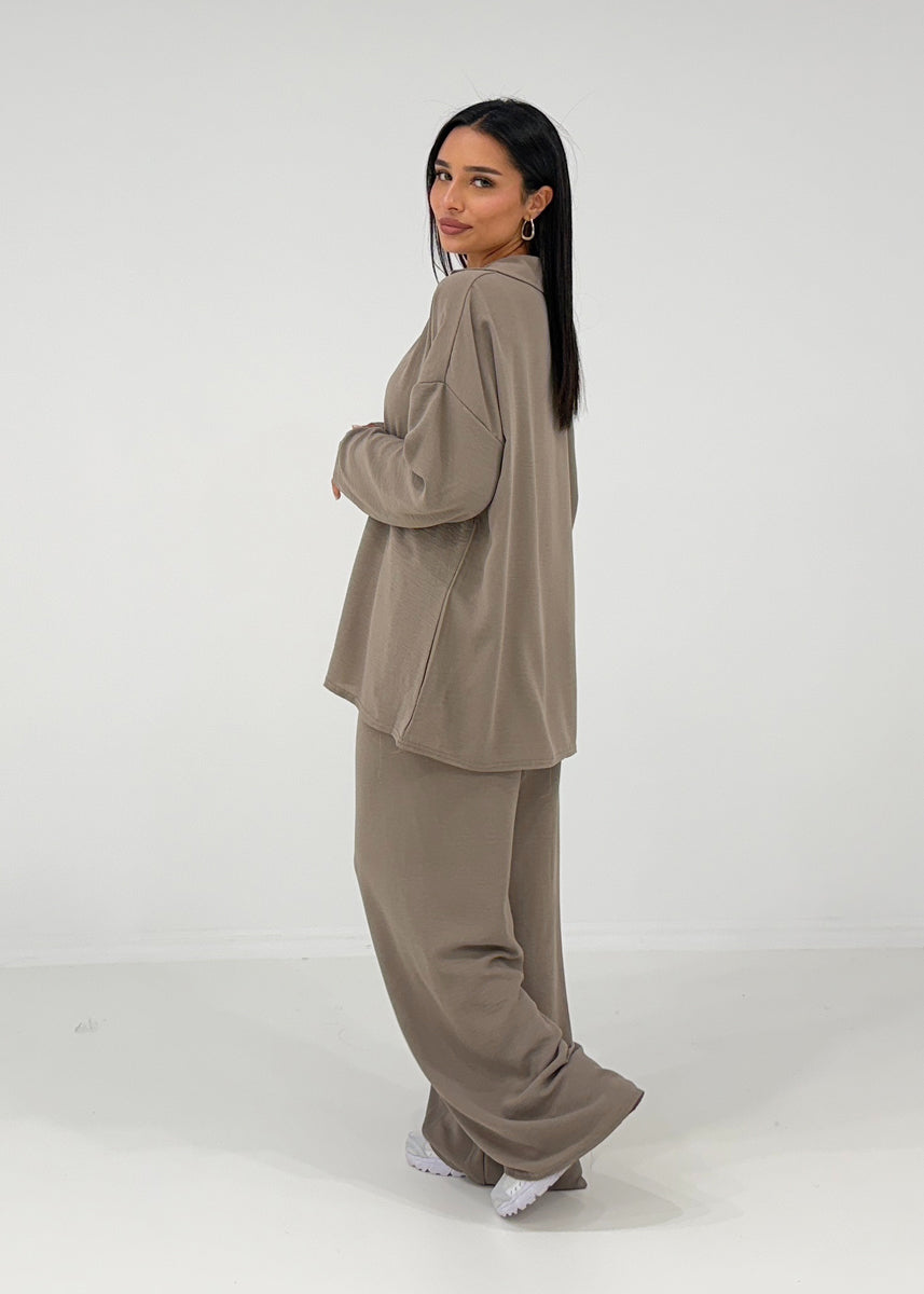 2-teiliges Set mit Kragen