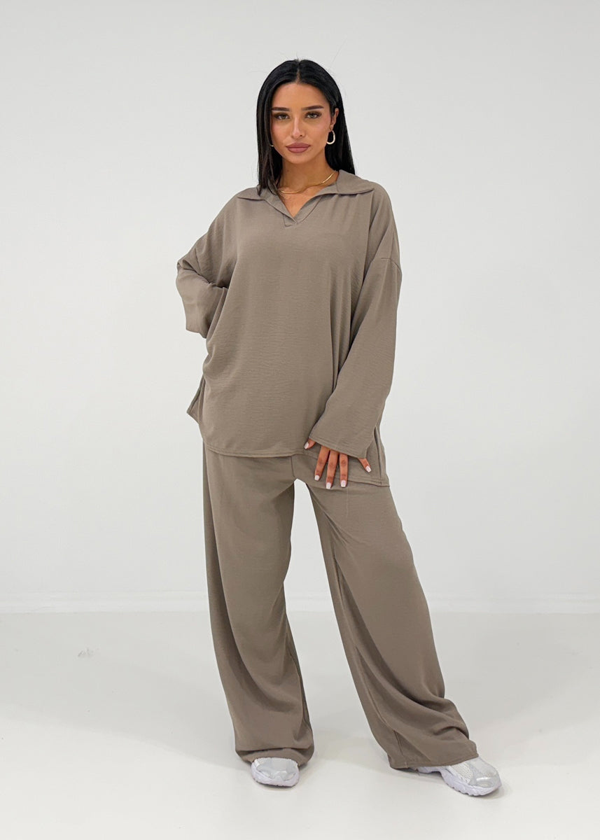 2-teiliges Set mit Kragen