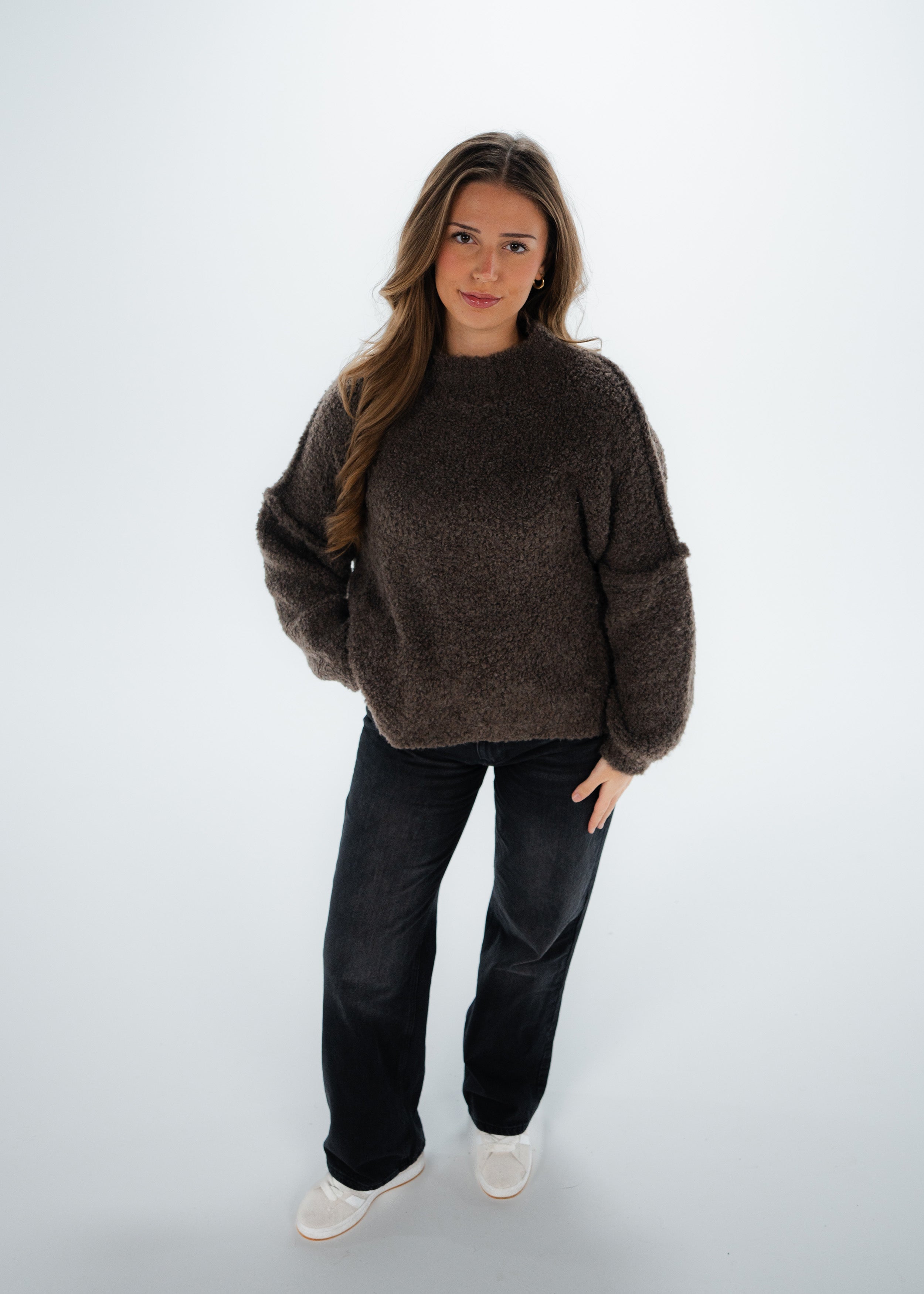 Pullover aus kuscheligem Bouclé