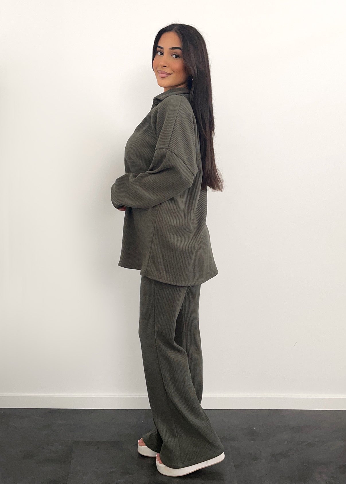 Cord-Set mit Oberteil und Hose