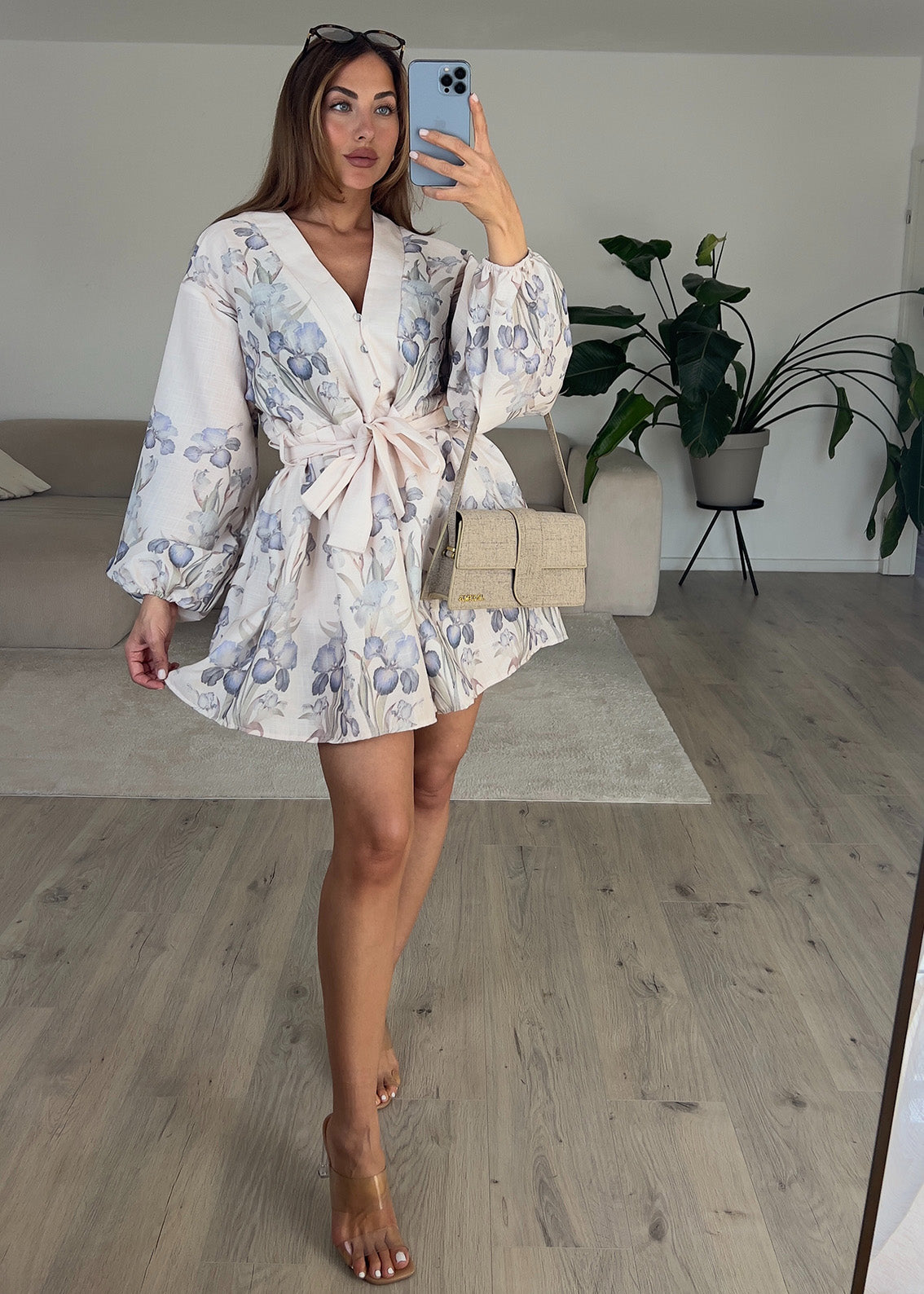 Kleid mit floralem Print