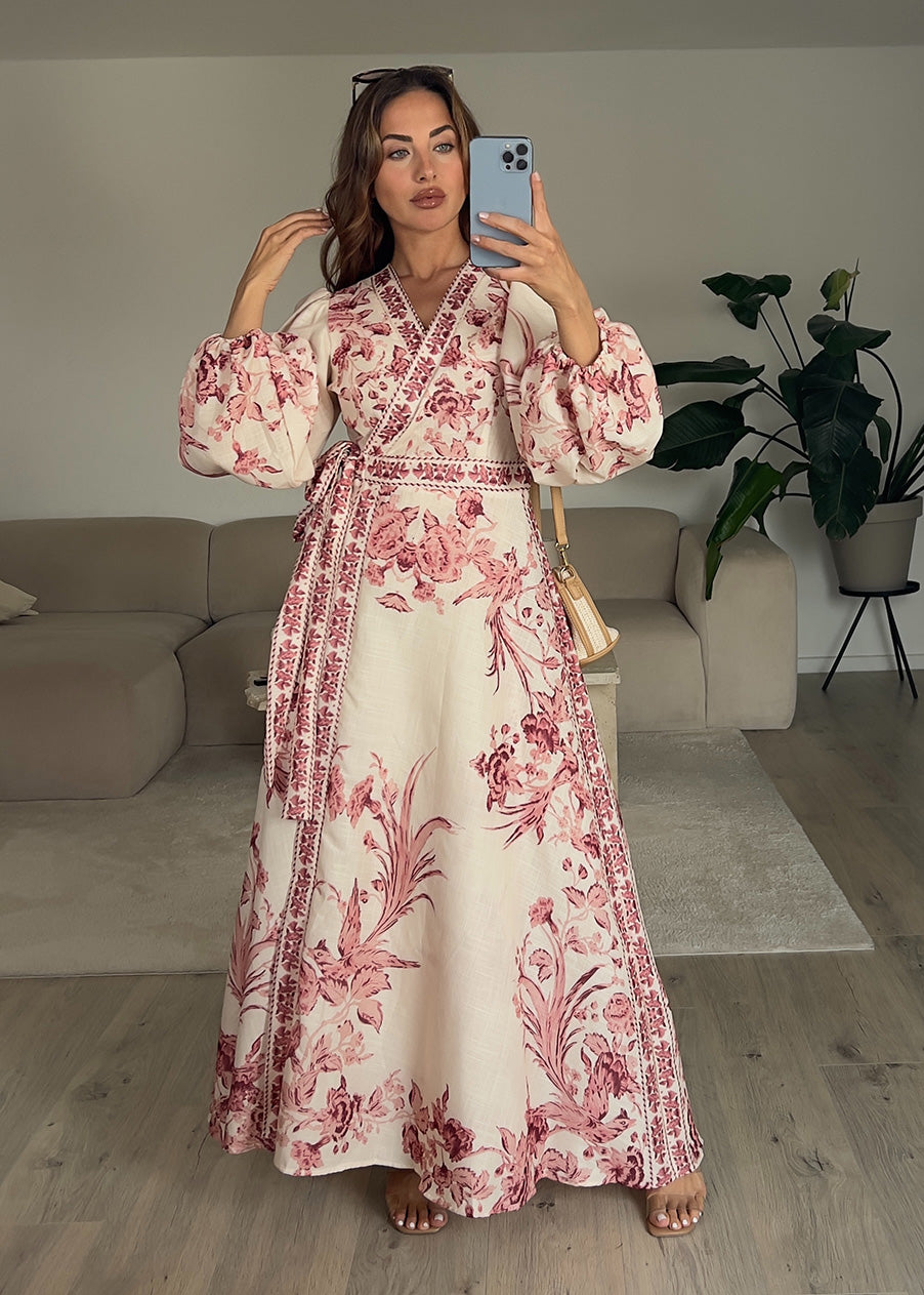 Maxikleid mit floralem Muster