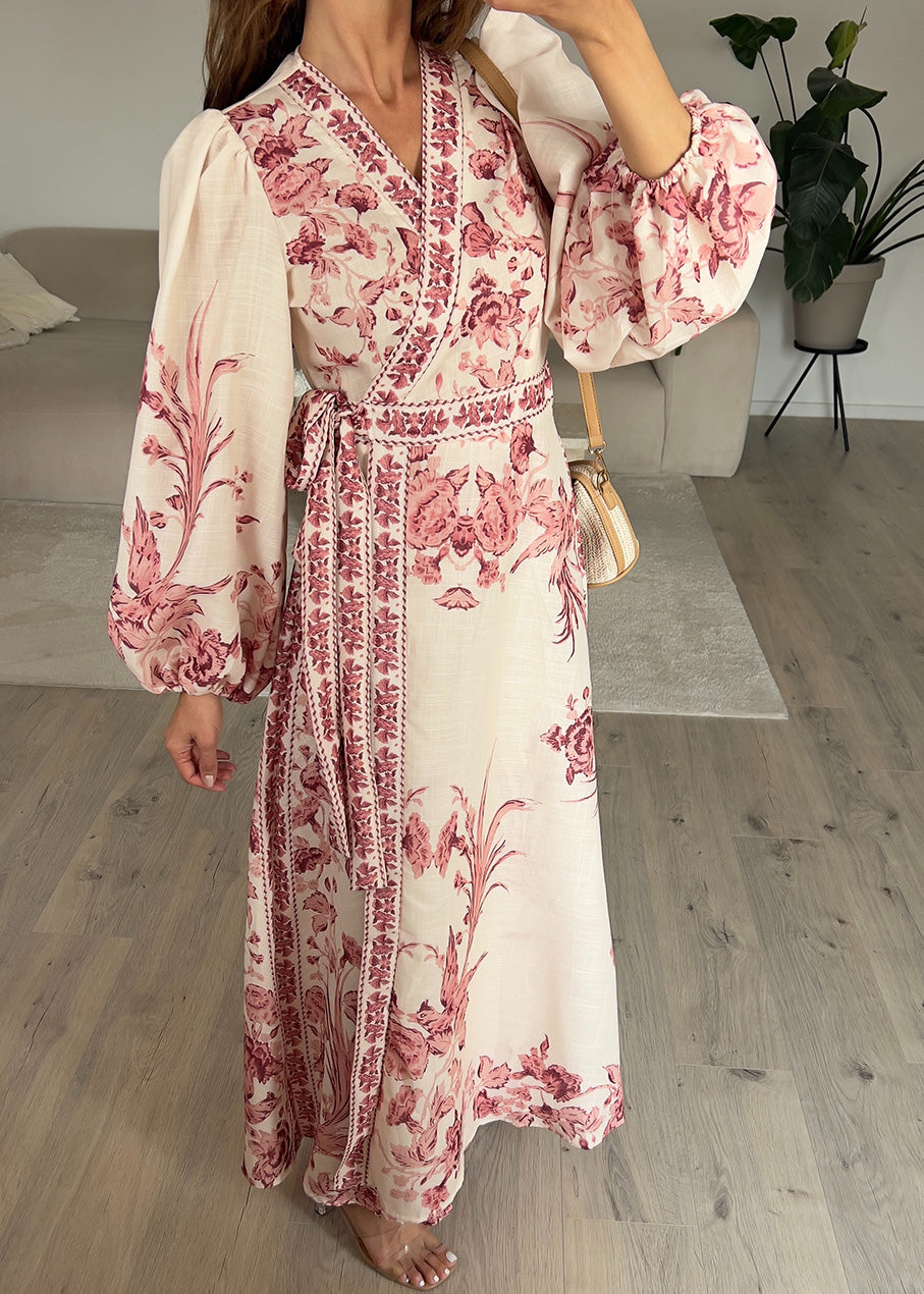 Maxikleid mit floralem Muster