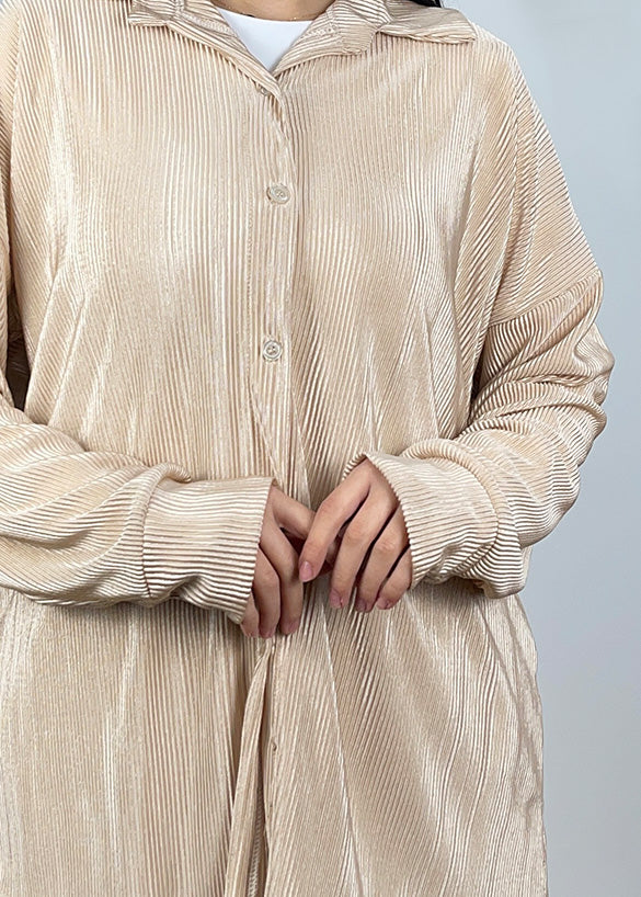 Plissierter Zweiteiler