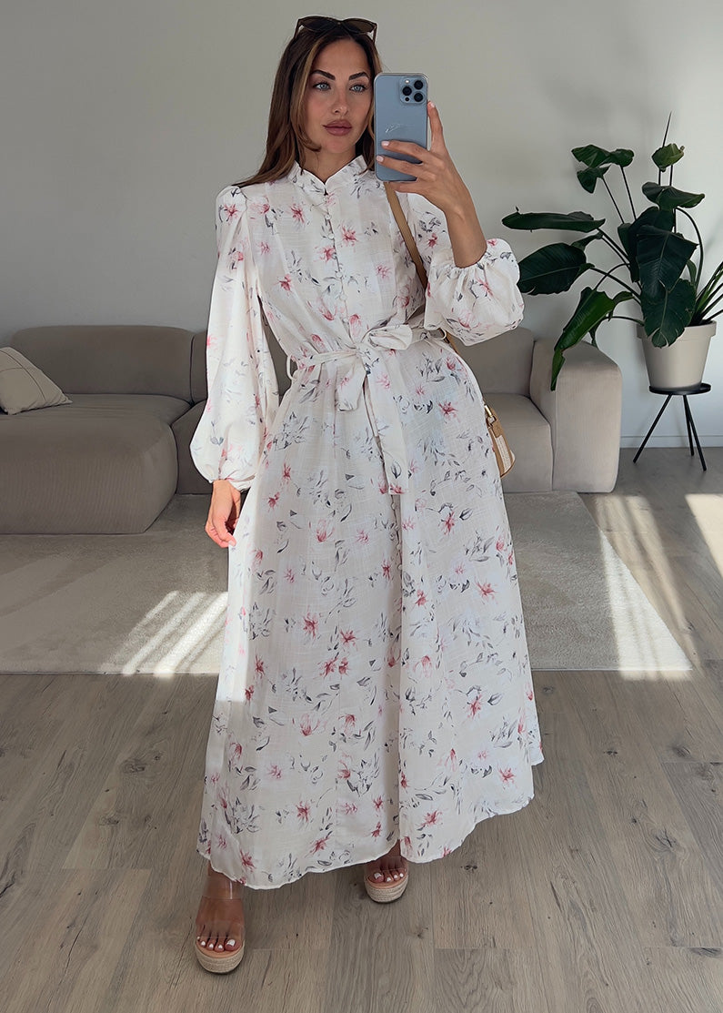 Maxikleid mit zartem Blumenmuster