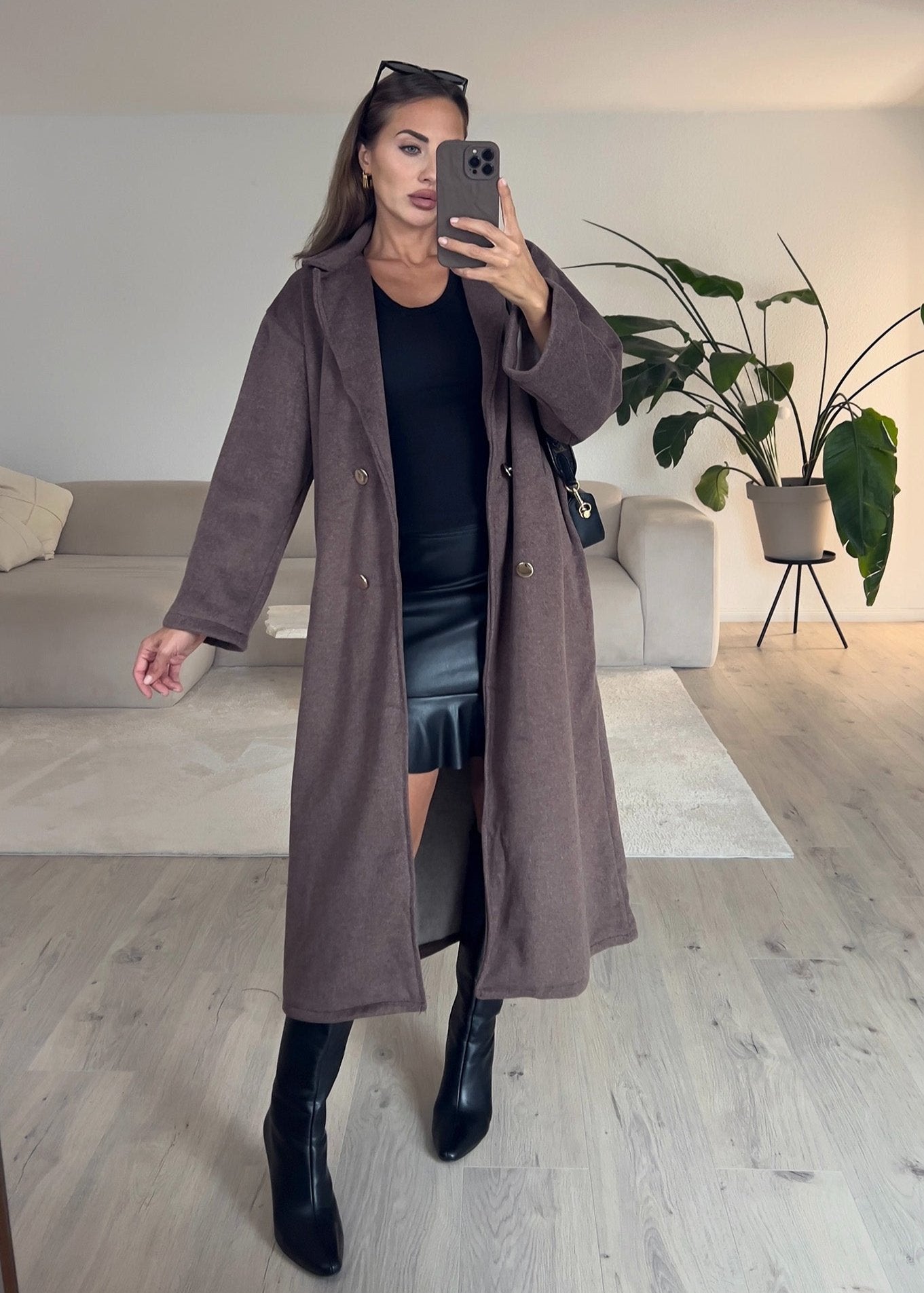 Schlichter Oversized-Mantel