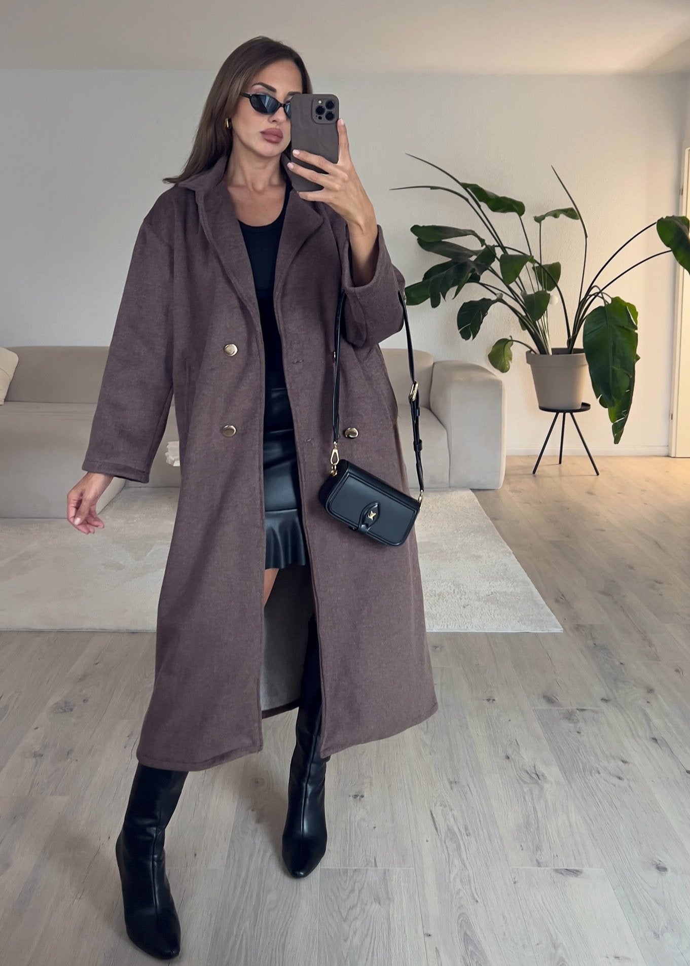 Schlichter Oversized-Mantel