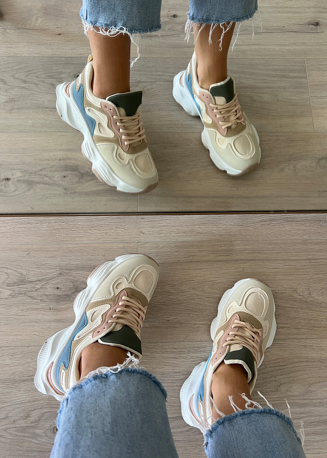 Chunky Sneaker in Multicolor