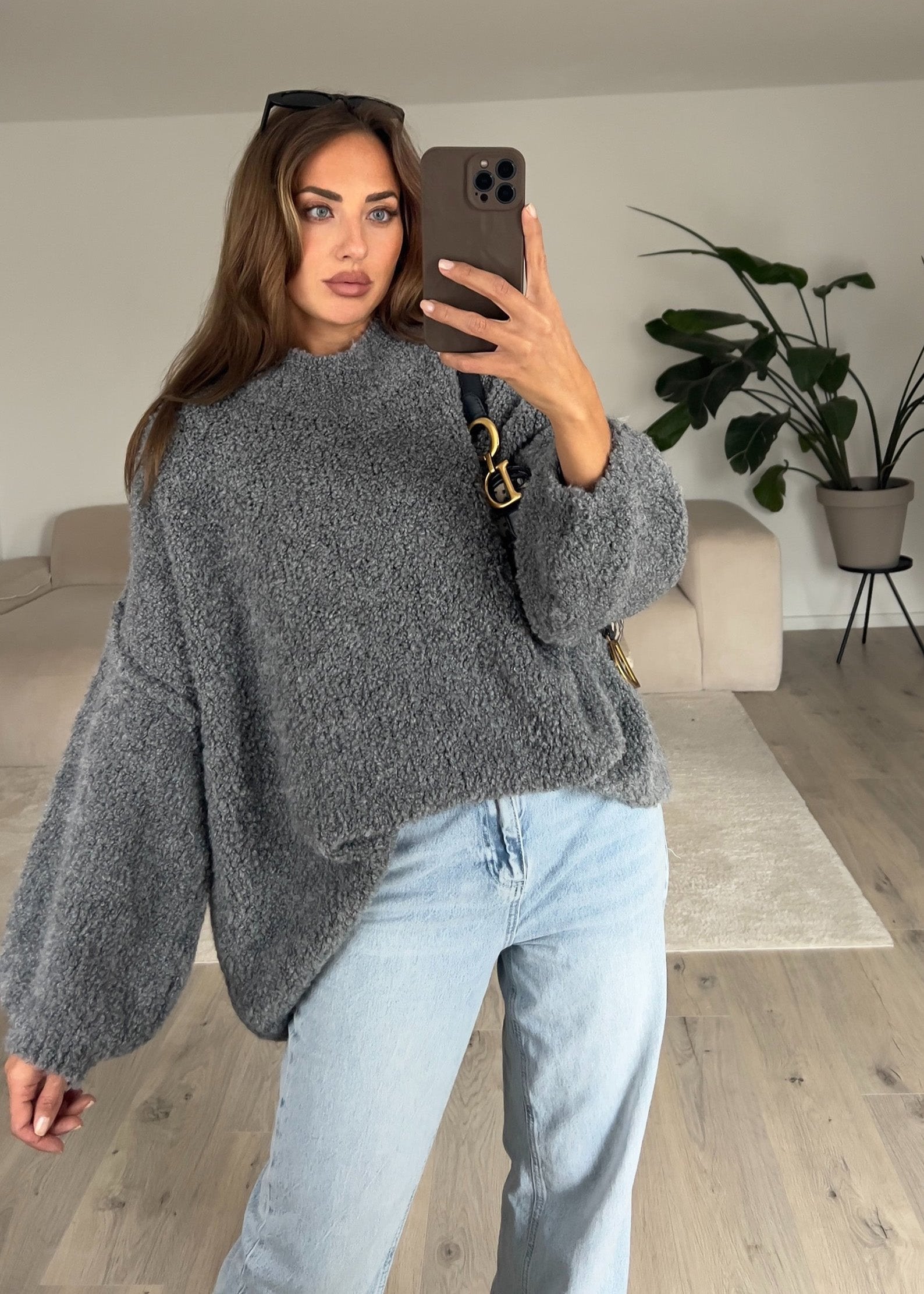 Pullover aus kuscheligem Bouclé