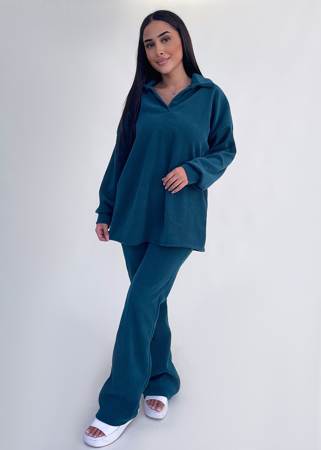 Cord-Set mit Oberteil und Hose