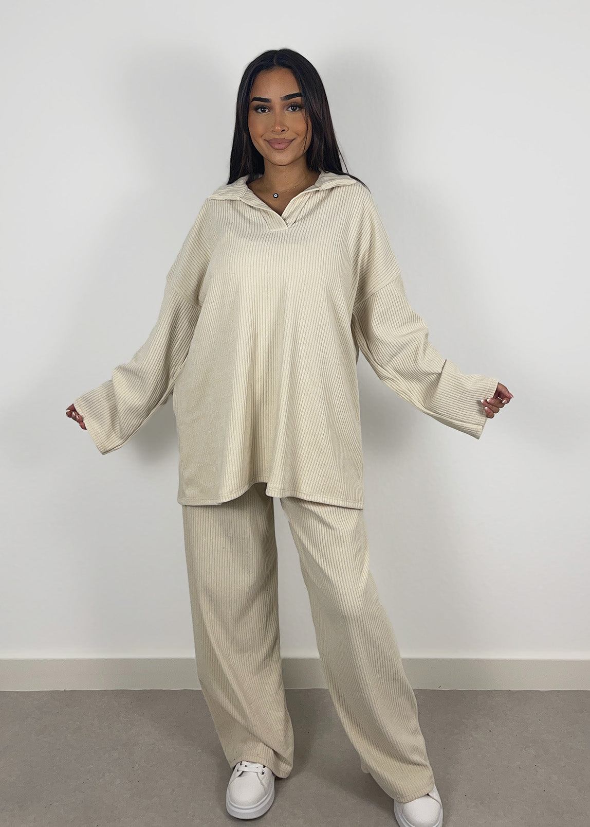 Cord-Set mit Oberteil und Hose