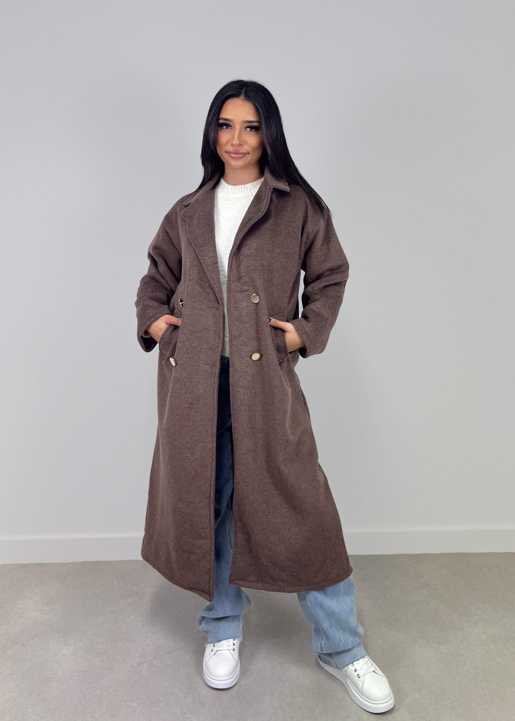 Schlichter Oversized-Mantel