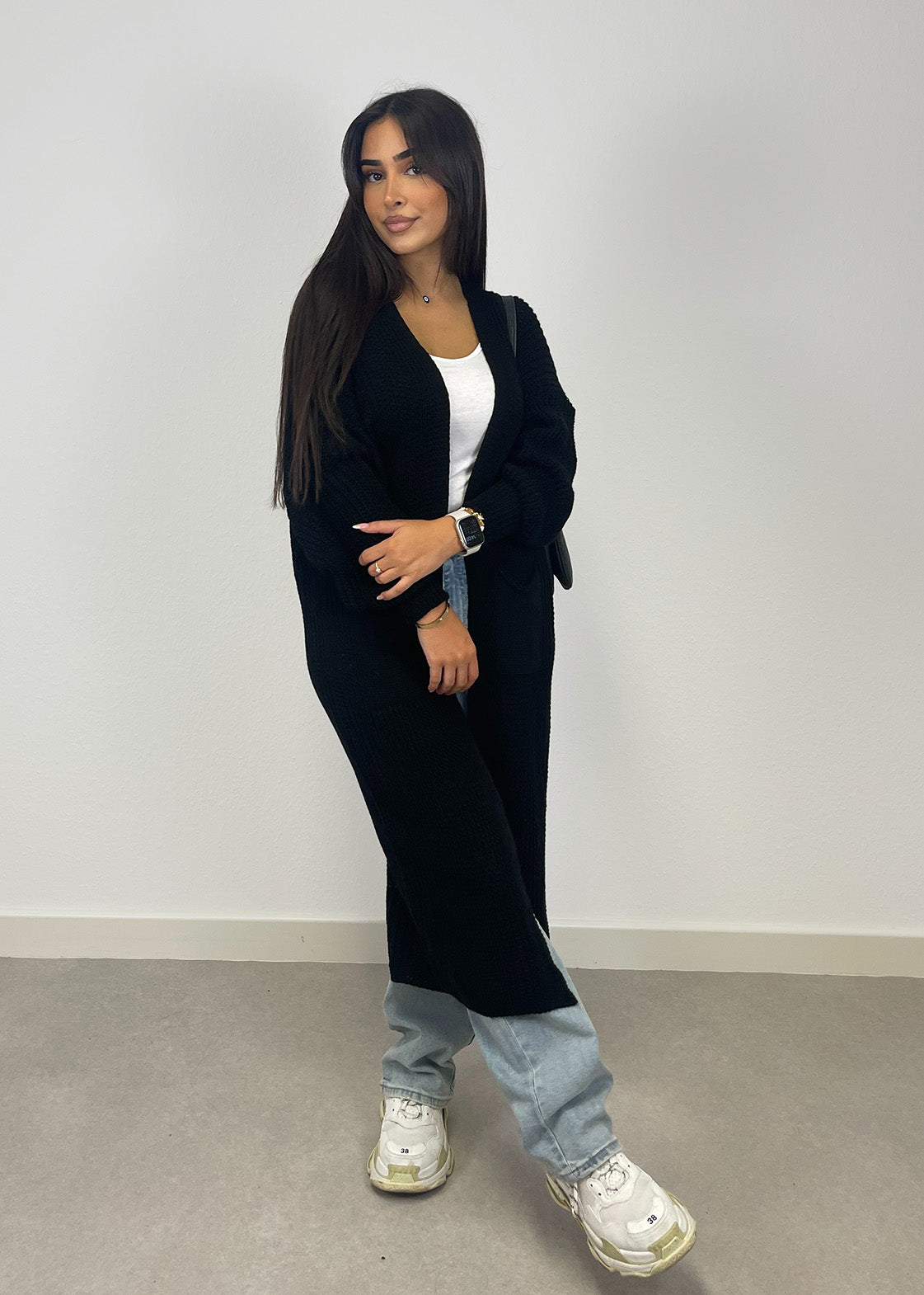 Langer Cardigan