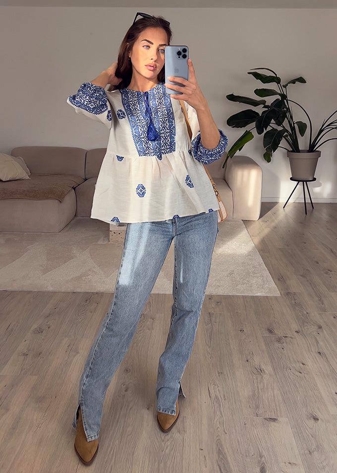 Boho Bluse