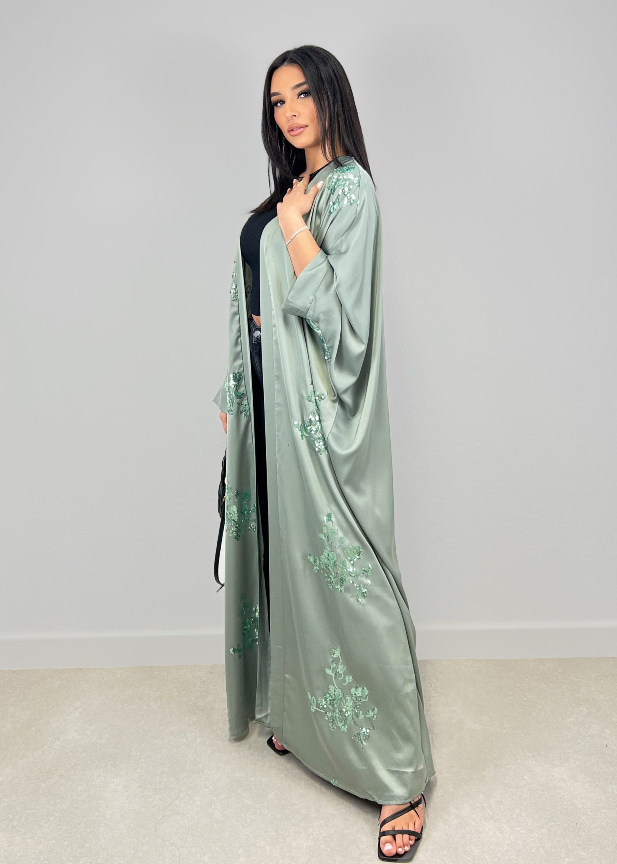 Pailletten Kimono
