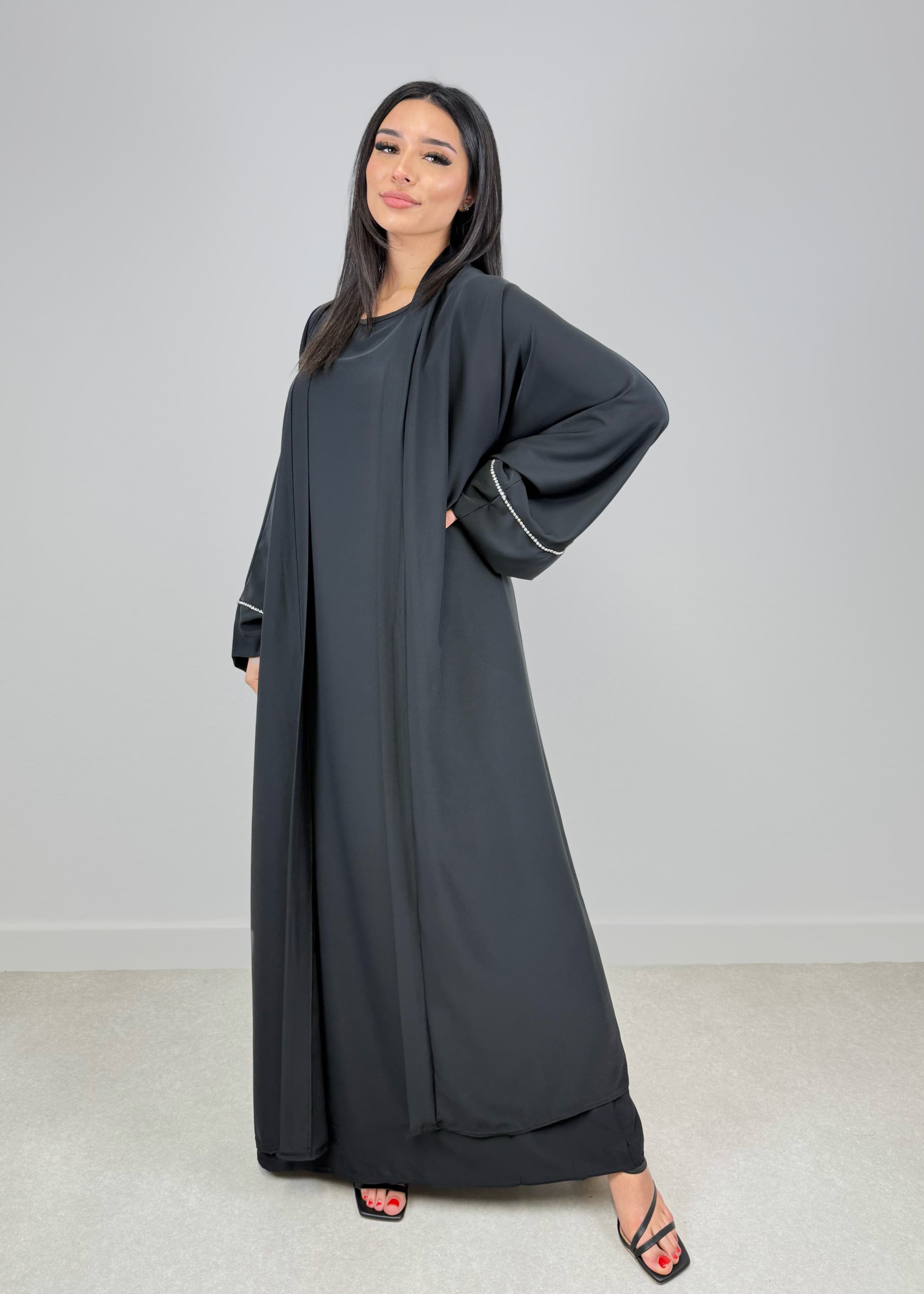Zweiteiliges Maxi-Set mit Kimono