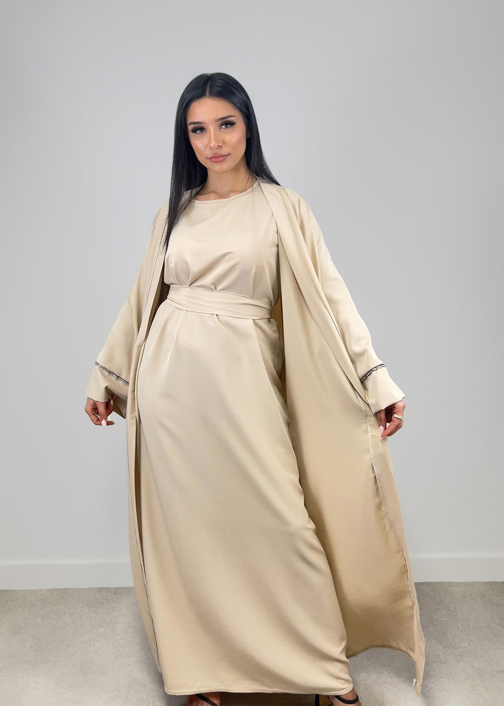 Zweiteiliges Maxi-Set mit Kimono