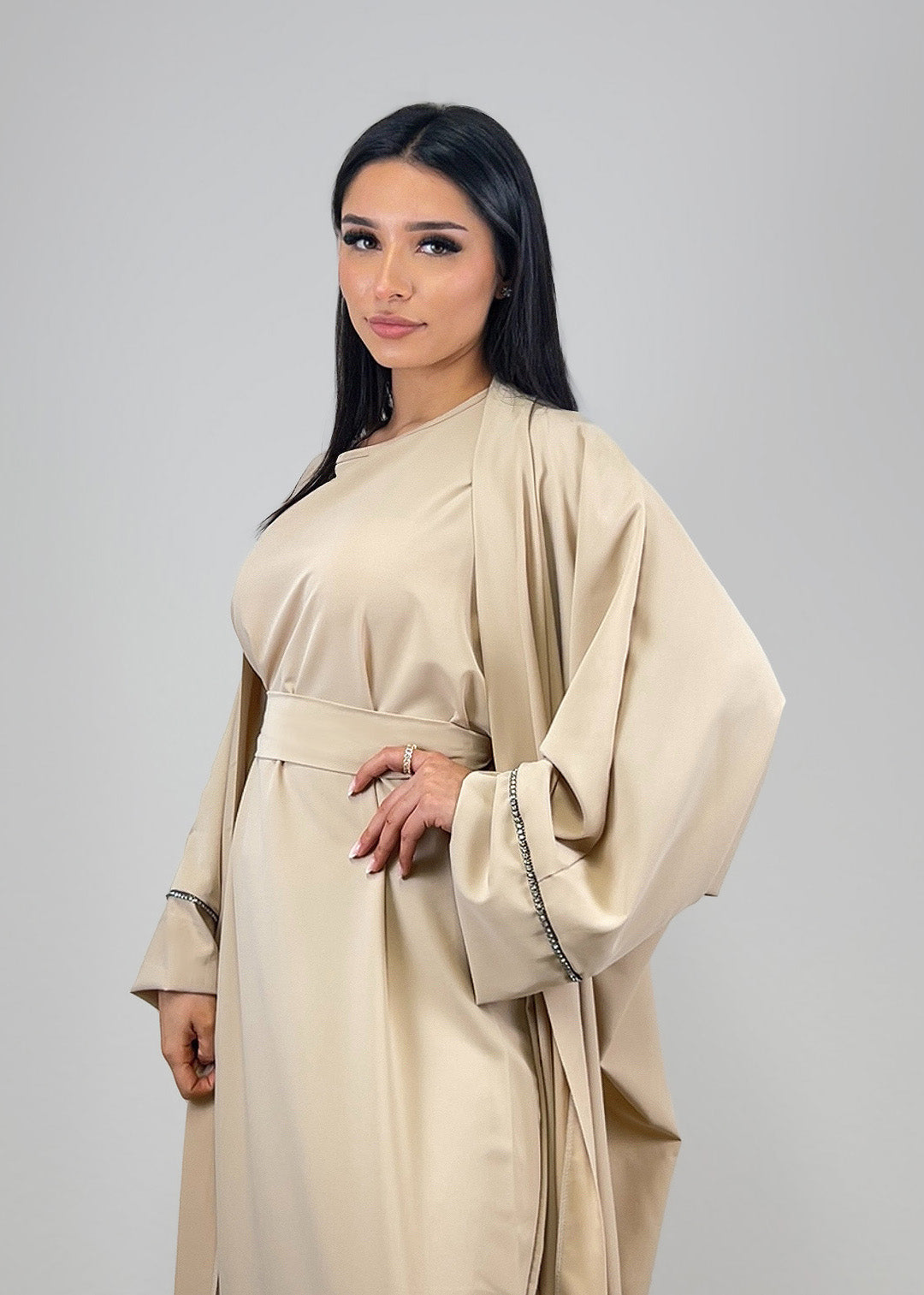 Zweiteiliges Maxi-Set mit Kimono