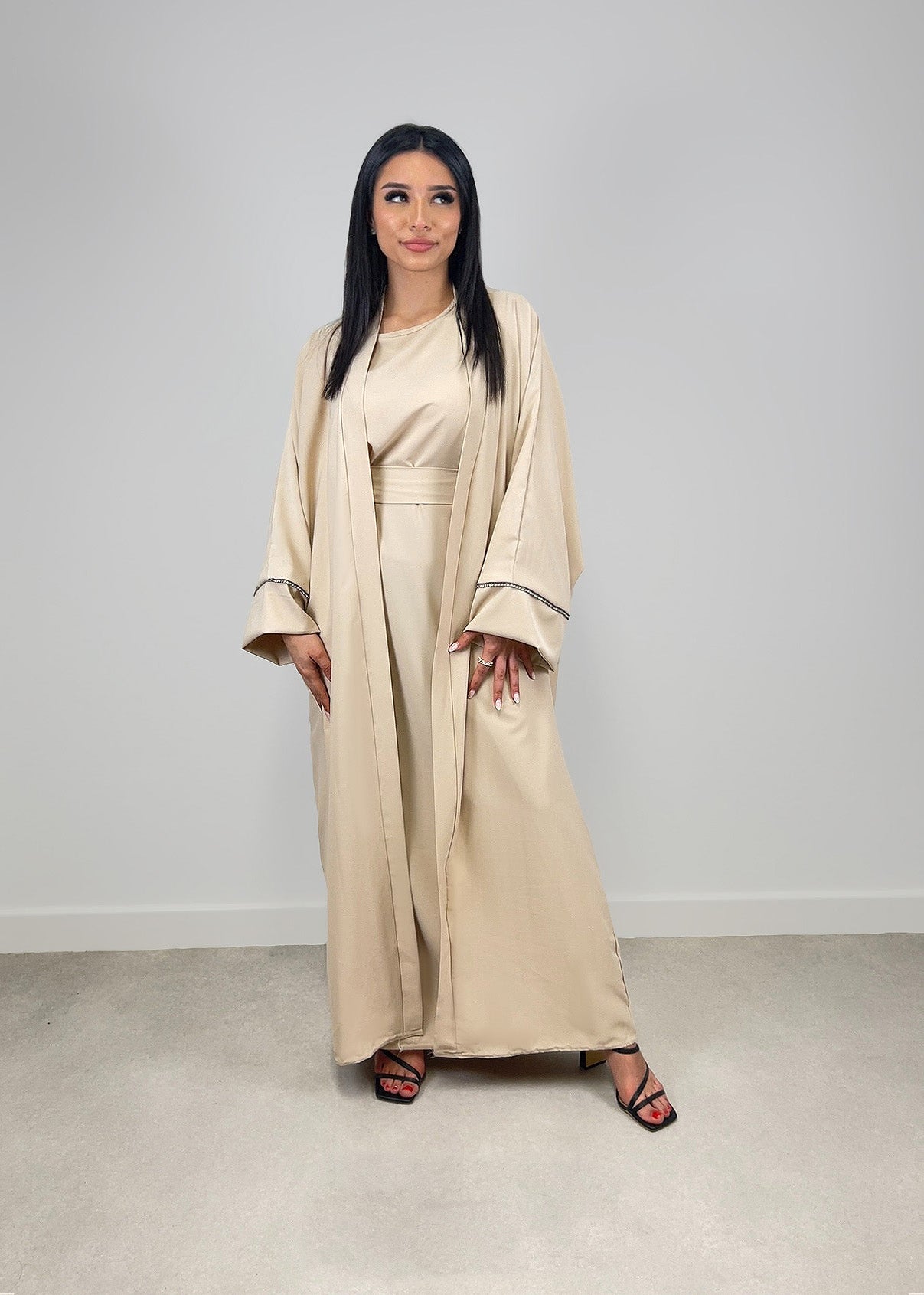 Zweiteiliges Maxi-Set mit Kimono