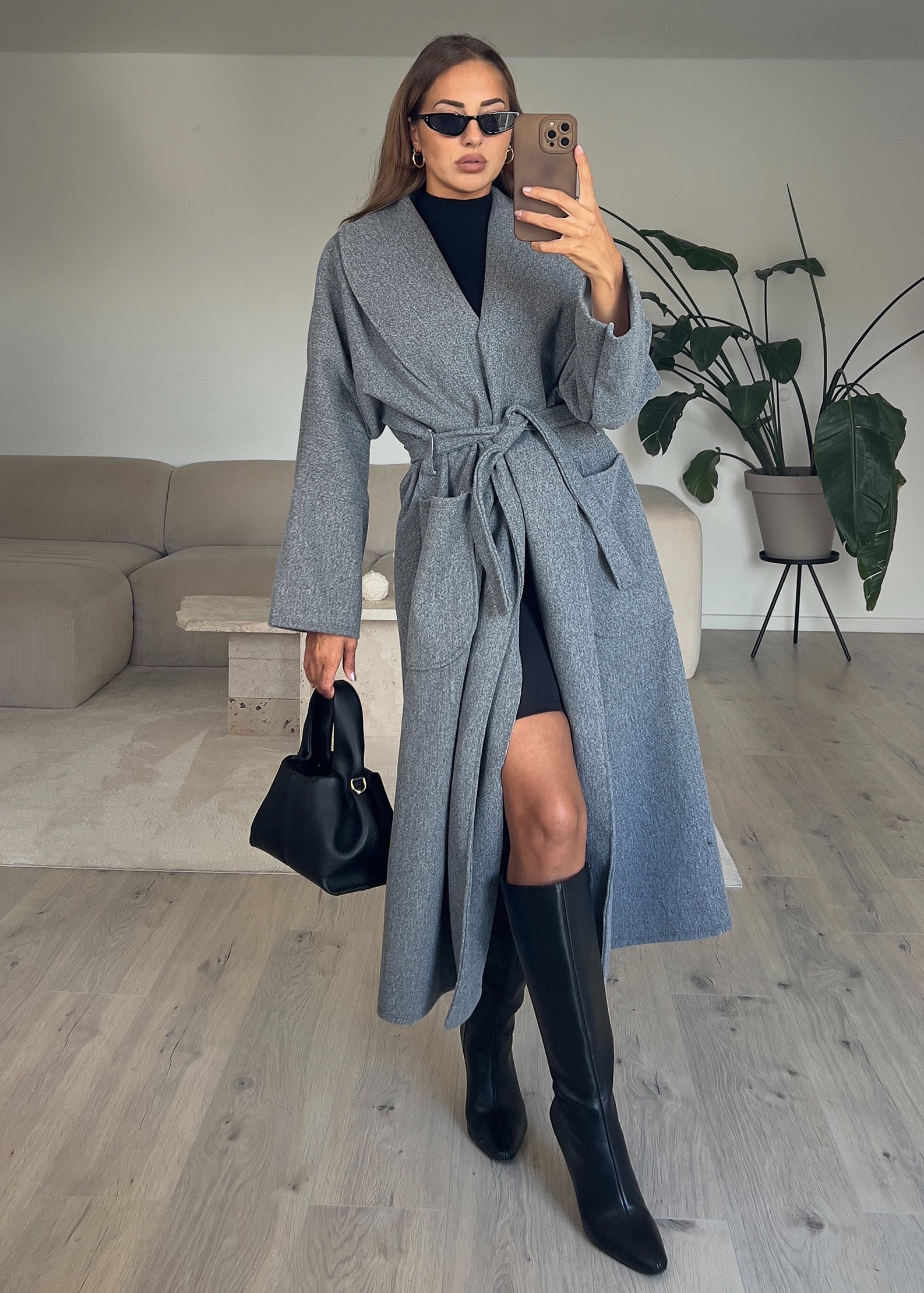 Eleganter Bindemantel