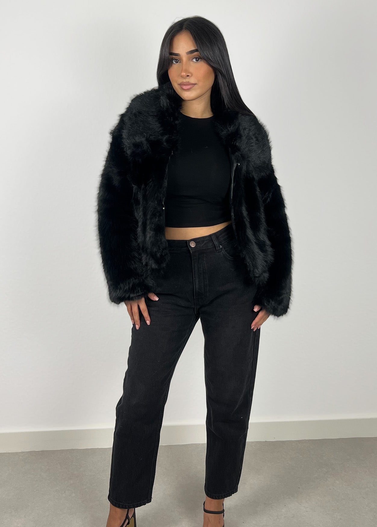Faux Fur Jacke
