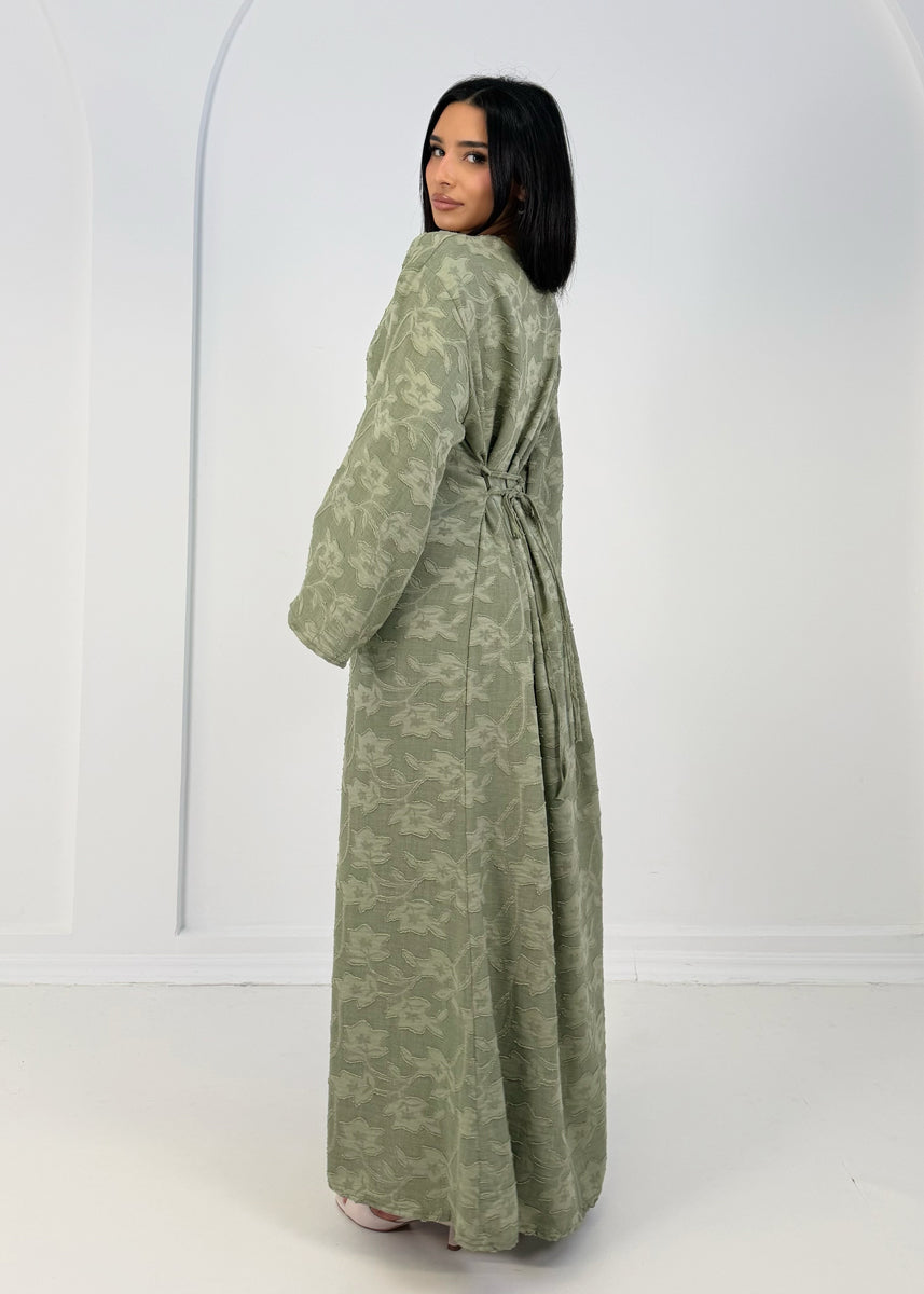 Maxikleid mit Bindeband
