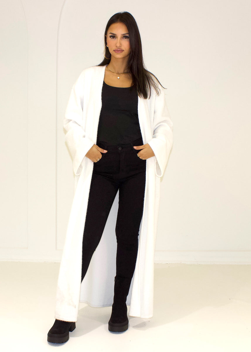 Langer Damen Strickcardigan