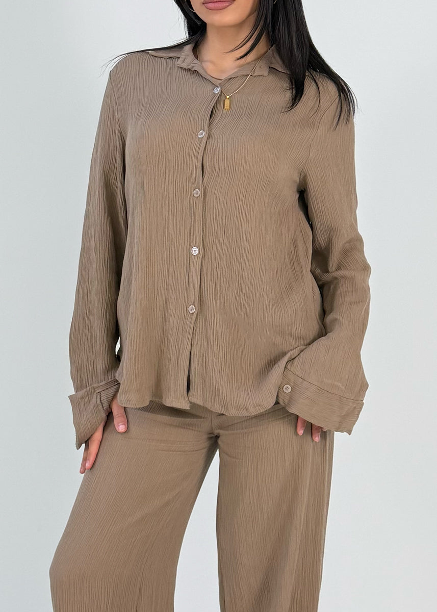 Zweiteiler Set mit Hemd und weiter Hose