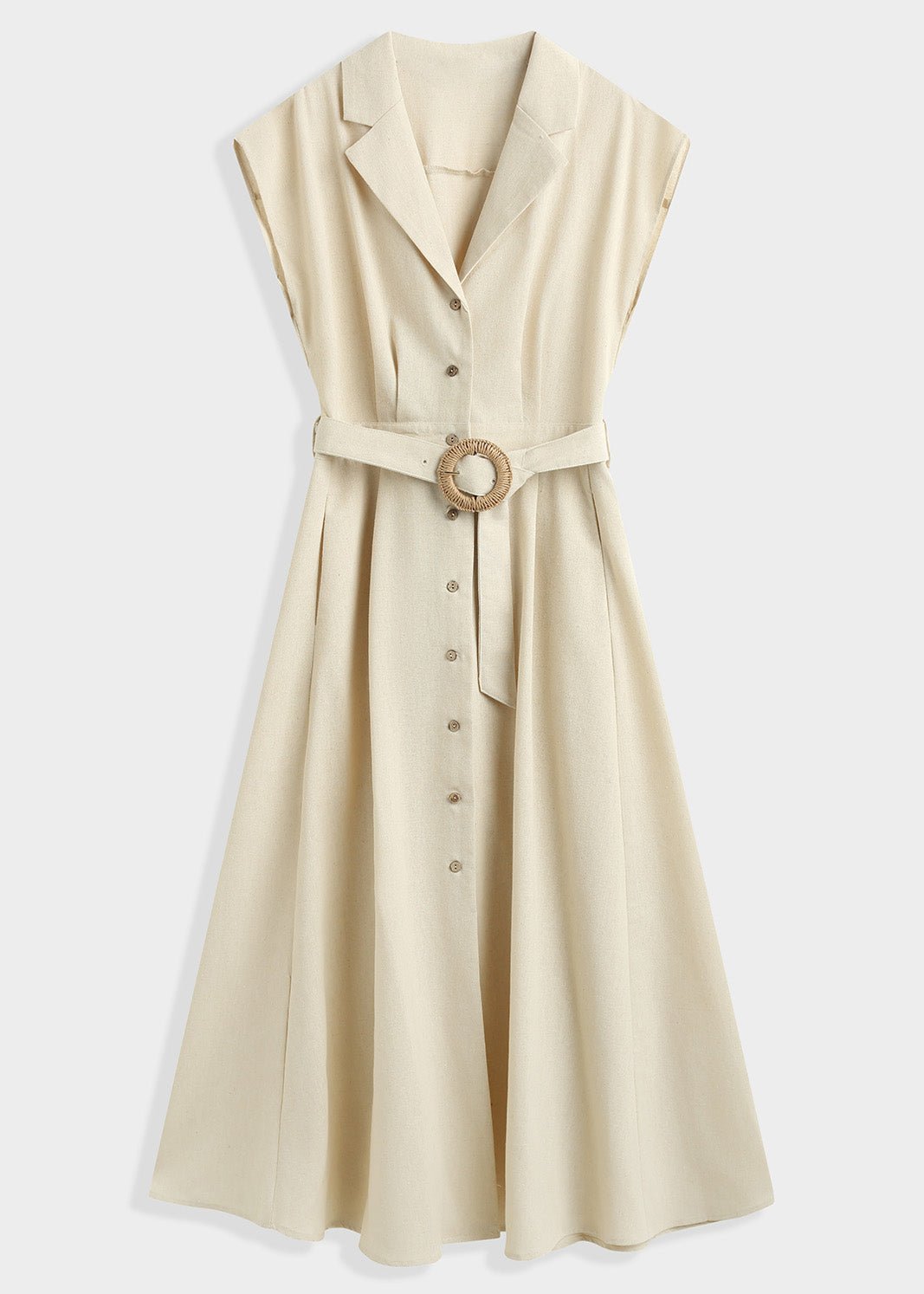 Ärmelloses Hemdkleid - NAHA