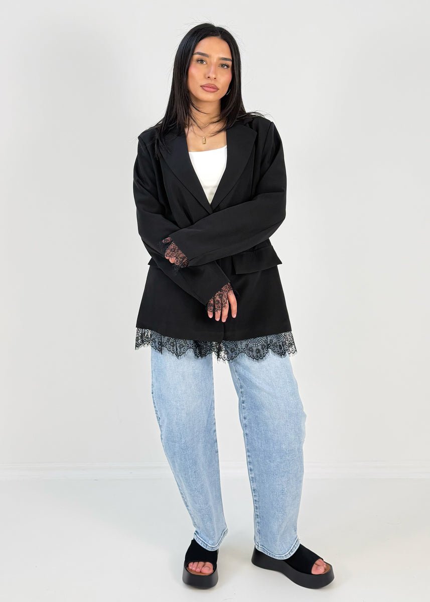 Blazer mit Spitzendetails - NAHA