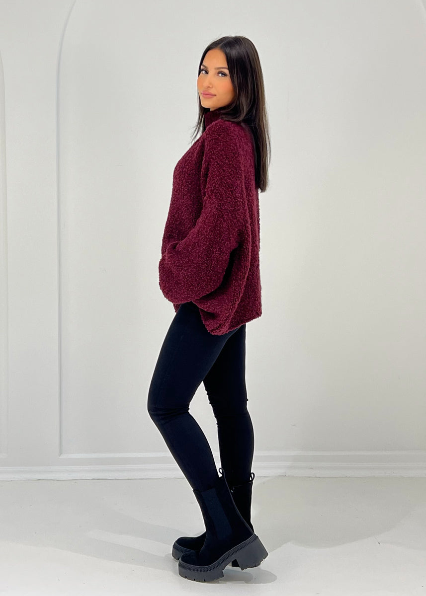 Pullover aus kuscheligem Bouclé