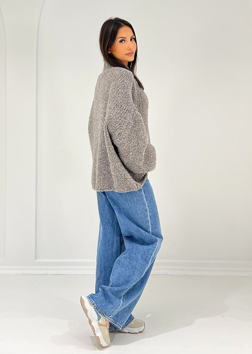 Pullover aus kuscheligem Bouclé