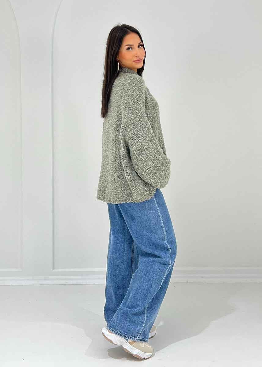 Pullover aus kuscheligem Bouclé