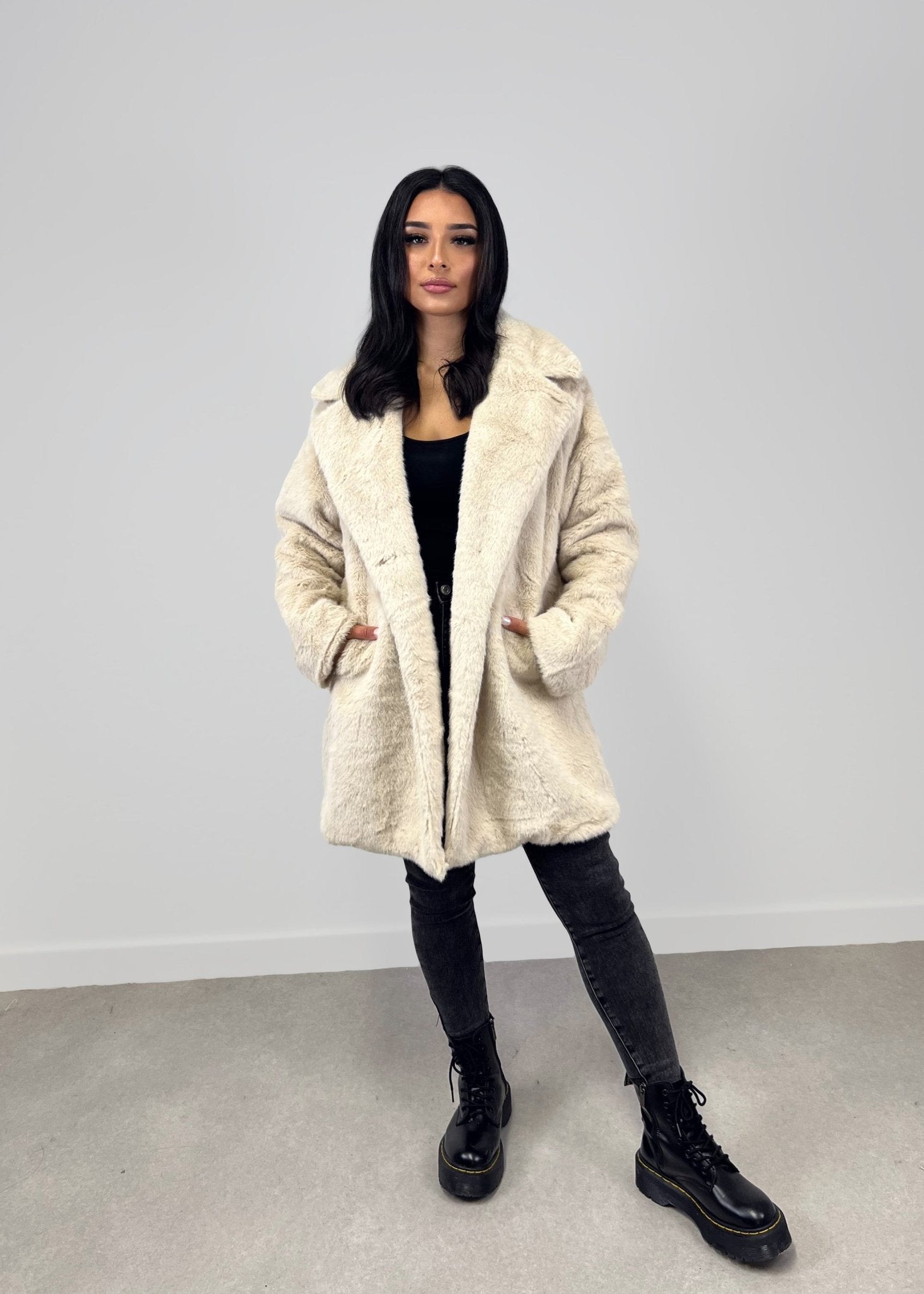 Faux Fur Mantel - NAHA