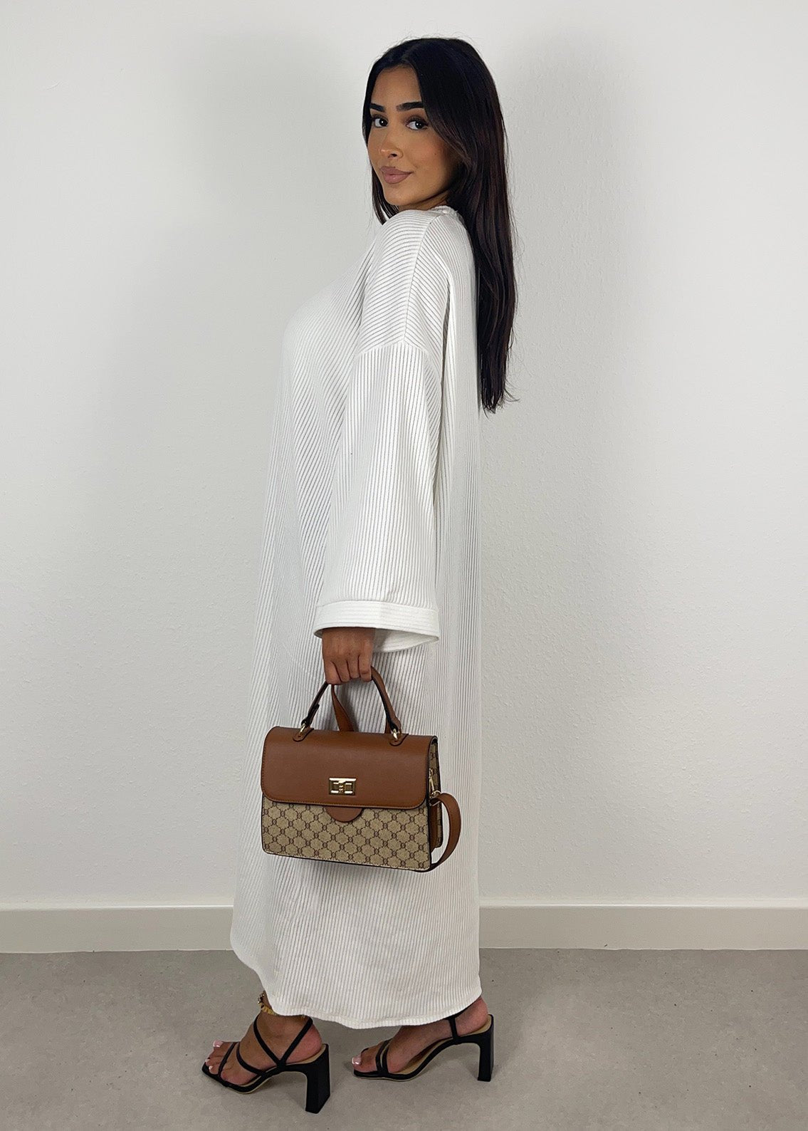 Geripptes Kleid - NAHA