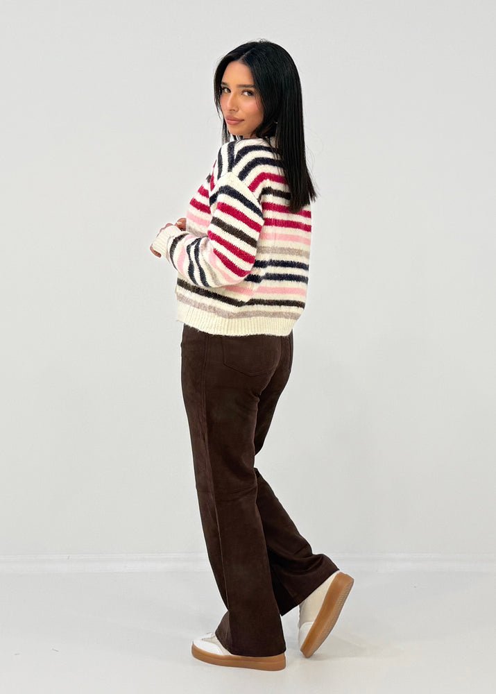 Gestreifter Cardigan - NAHA