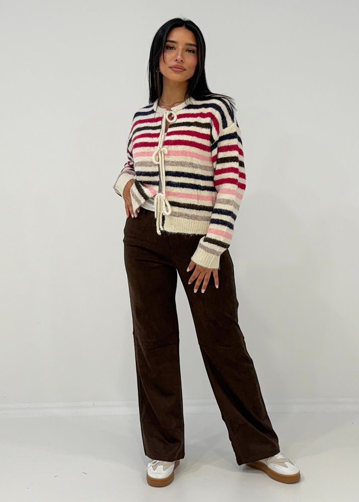Gestreifter Cardigan - NAHA