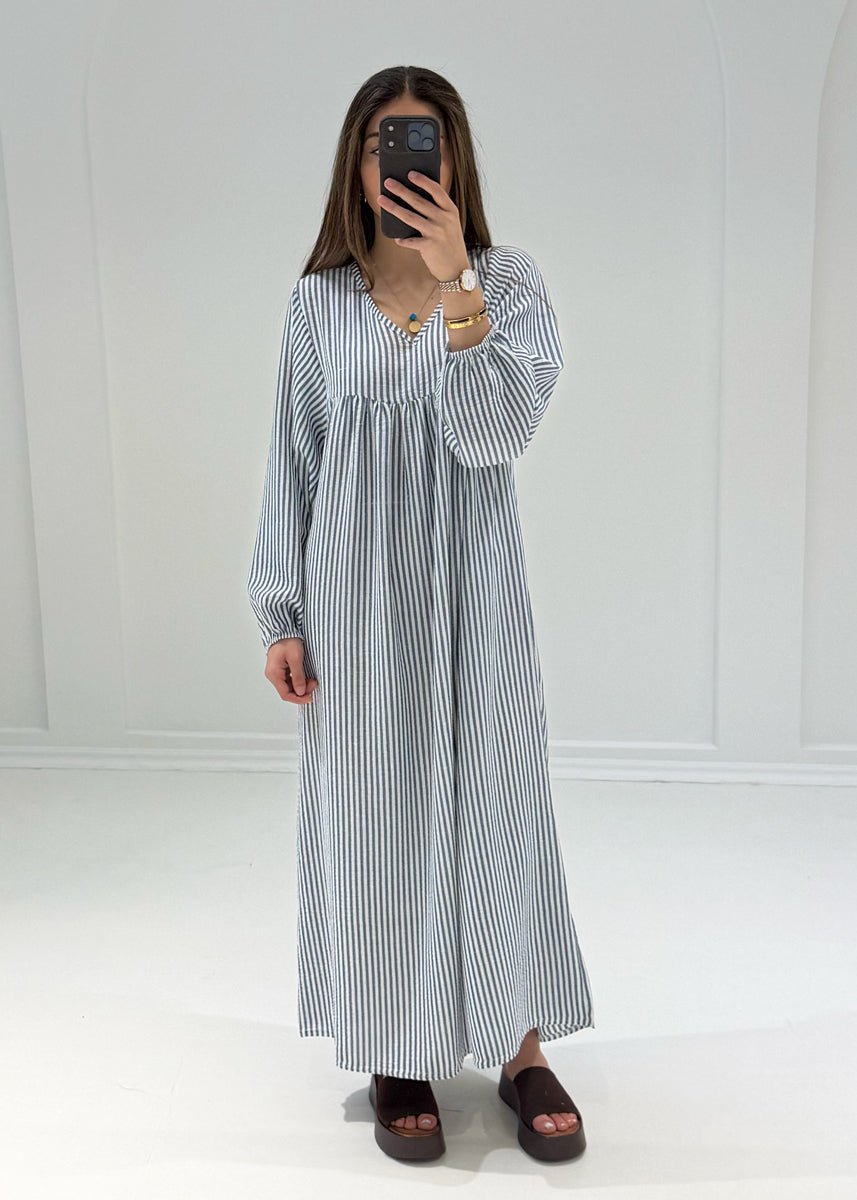 Gestreiftes Maxikleid - NAHA
