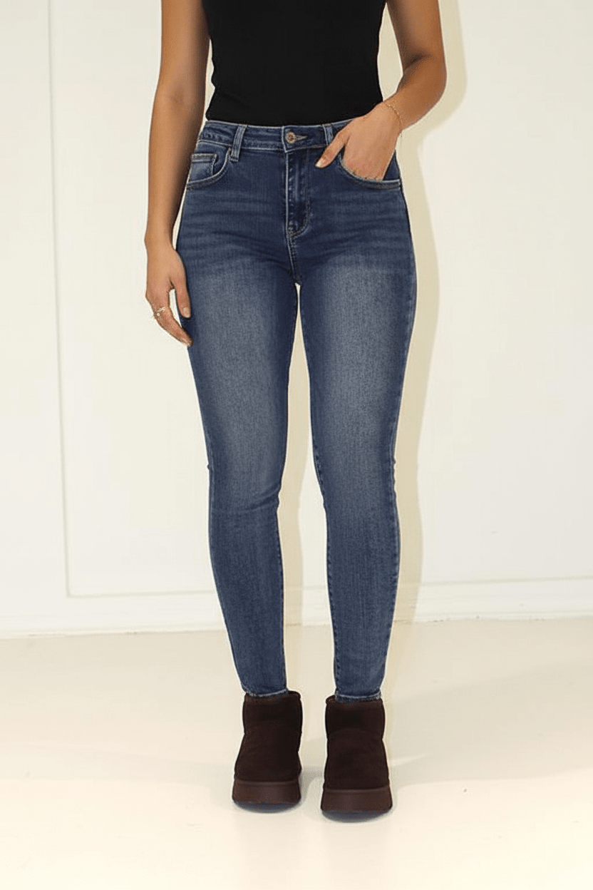 High Waist Skinny Jeans - NAHA