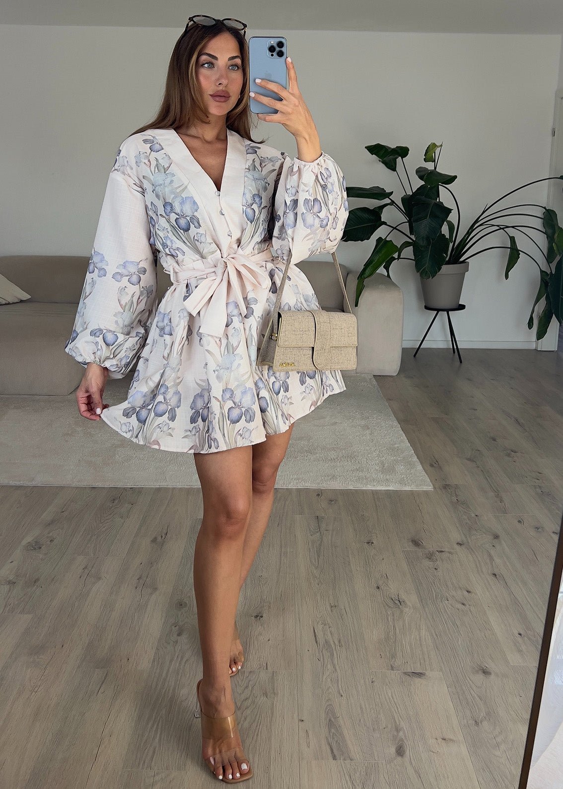 Kleid mit floralem Print - NAHA
