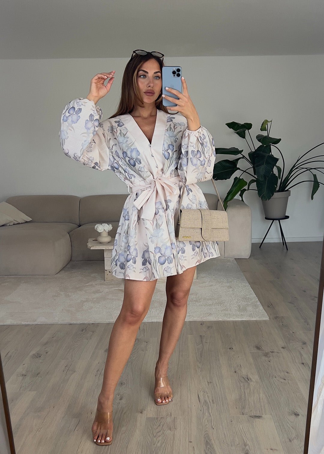 Kleid mit floralem Print - NAHA