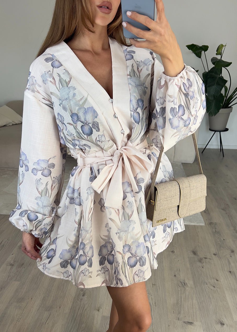 Kleid mit floralem Print - NAHA