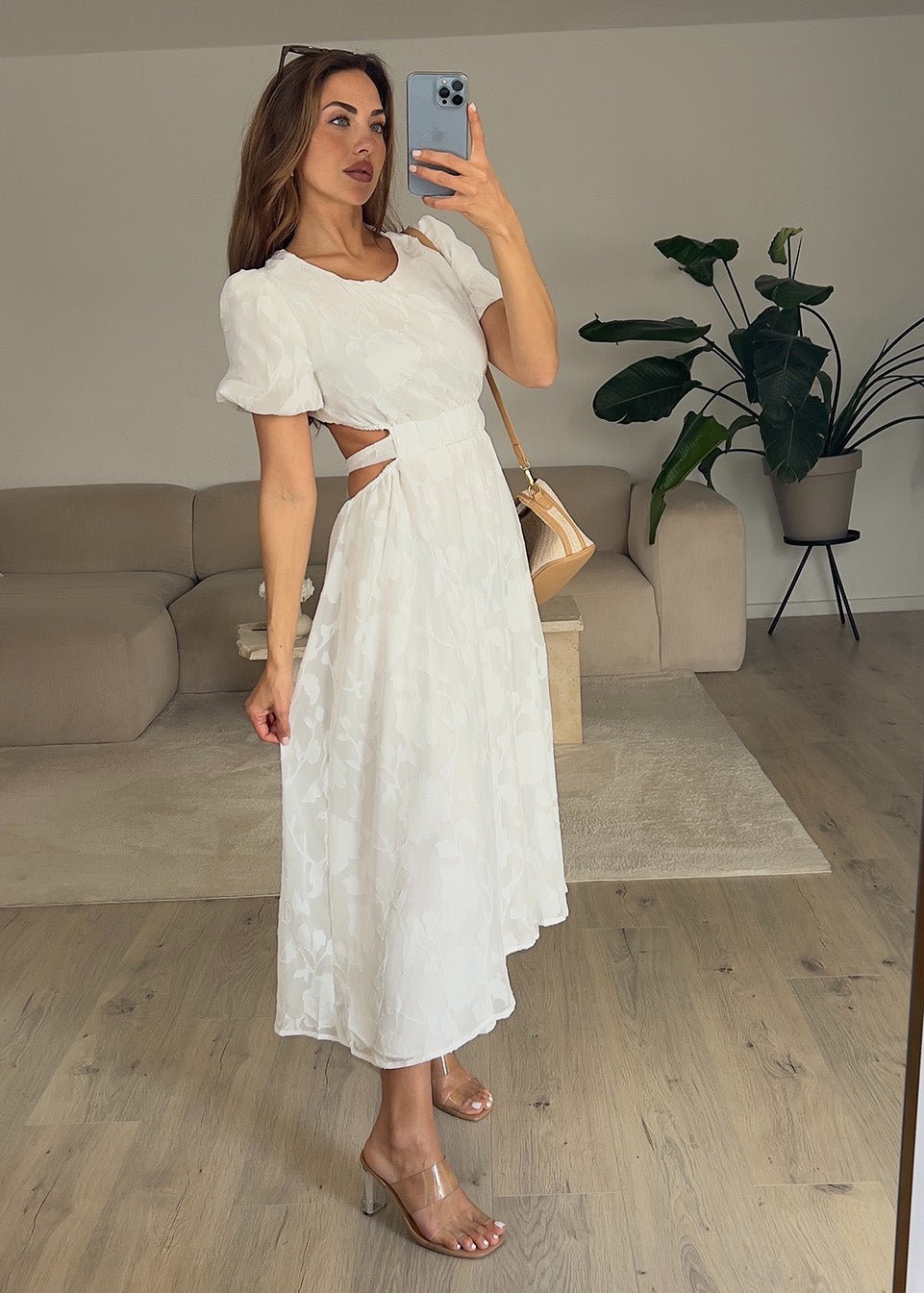 Kleid mit Puffärmeln - NAHA