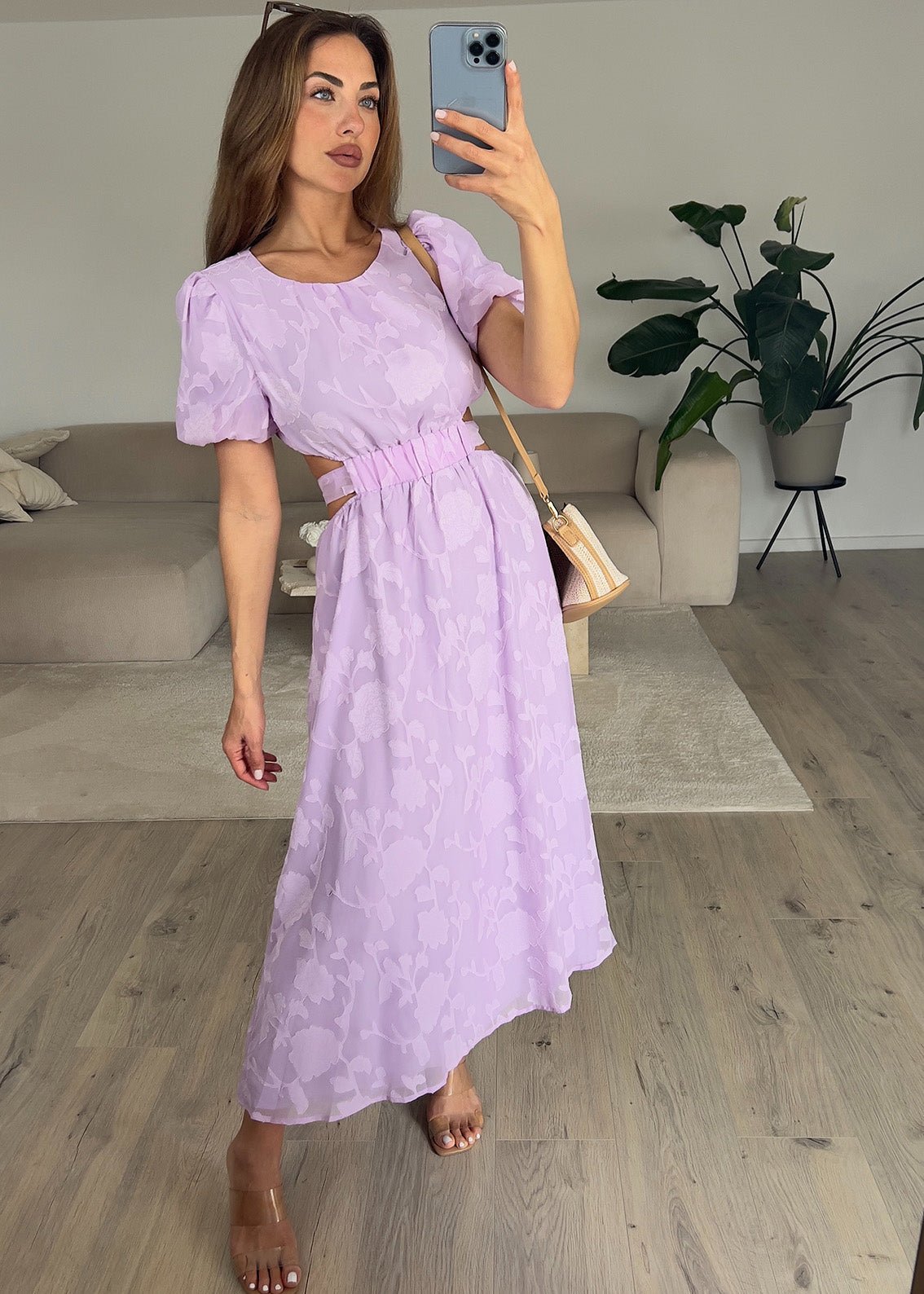 Kleid mit Puffärmeln - NAHA
