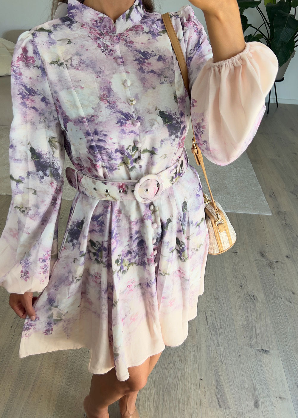 Floral Print Minikleid