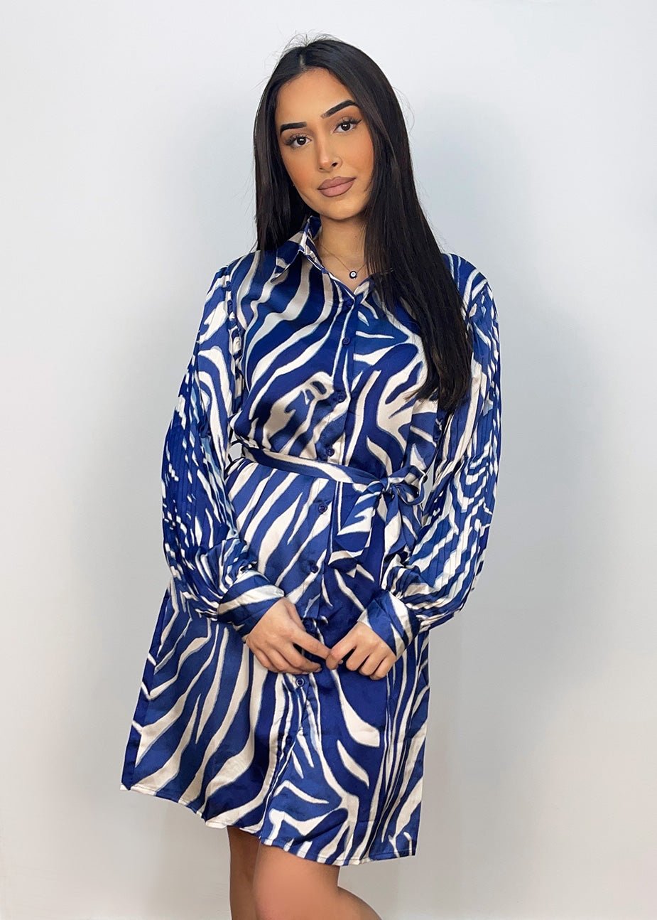 Kurzes Kleid mit Muster - NAHA