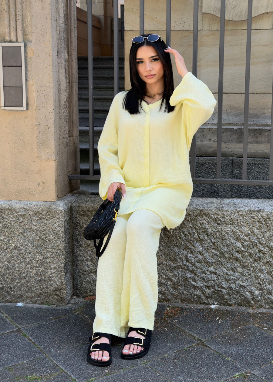 Langer Musselin Zweiteiler