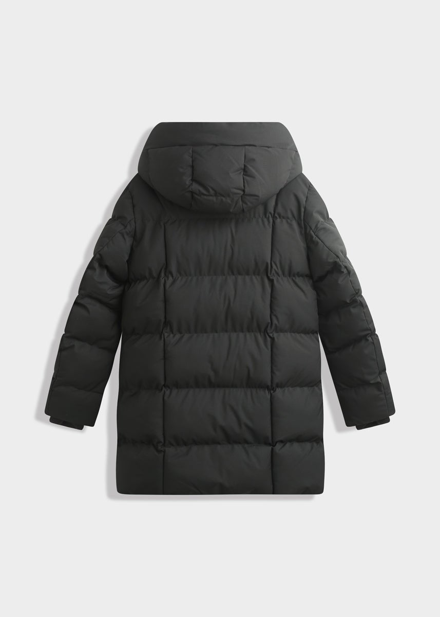 Mittellange Steppjacke mit Bindegürtel - NAHA