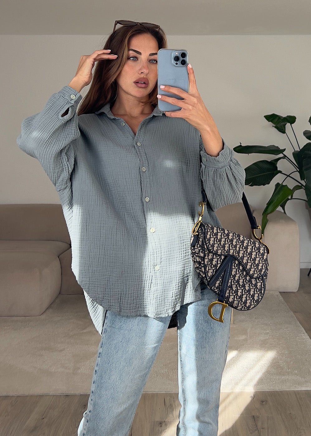 Musselin-Bluse - NAHA
