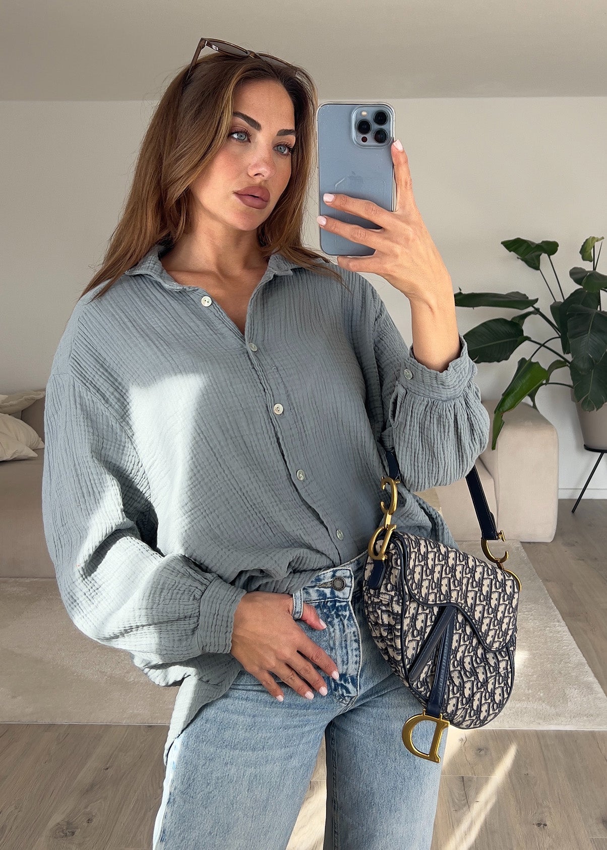 Musselin-Bluse - NAHA